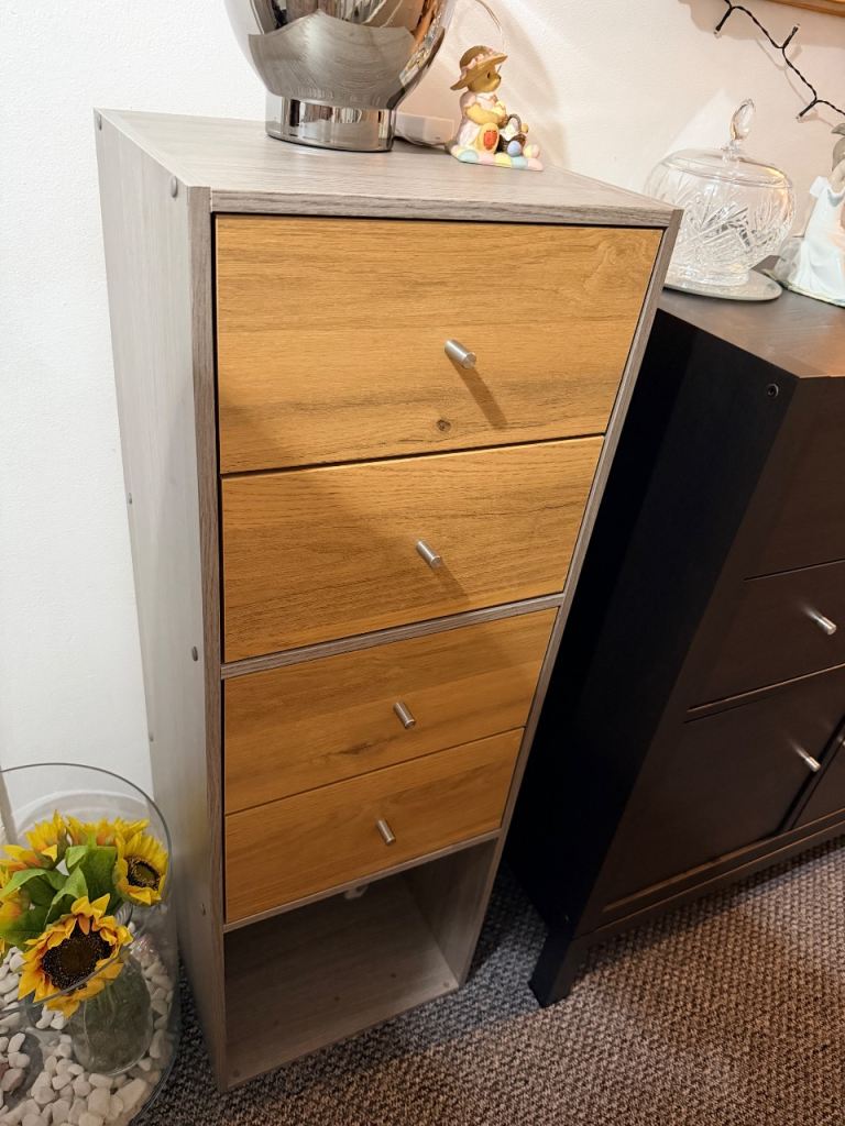3 B&Q cube storage drawers