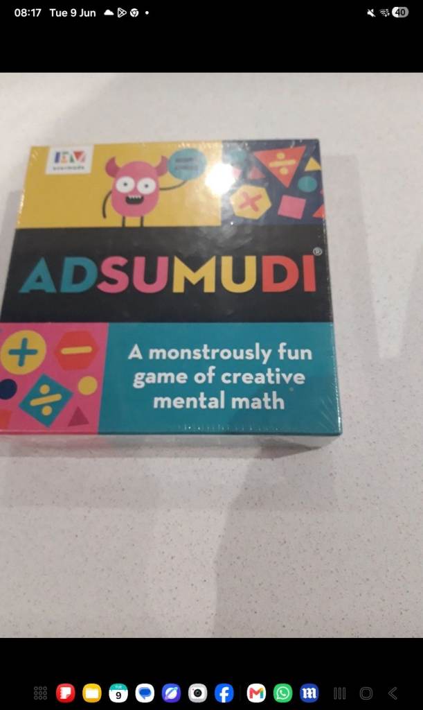 New Boxed Mental Maths Game 