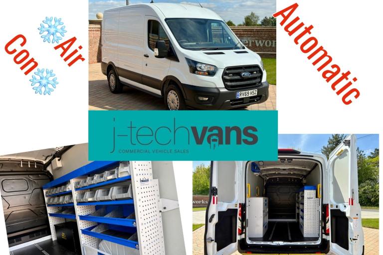 2020 Ford Transit 2.0 EcoBlue L2 H2 MWB Van Auto *** Automatic Workshop Van*** PANEL VAN Diesel A...