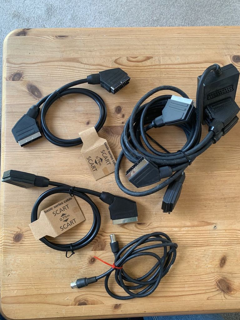 FREE - SCART LEADS +TV CONNECTION - FREE
