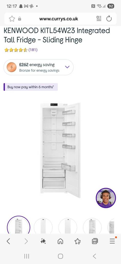Integrated Fridge