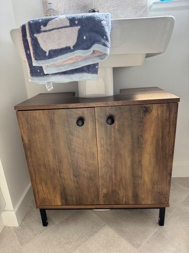 Dunelm Fulton Undersink Unit Pine Effect