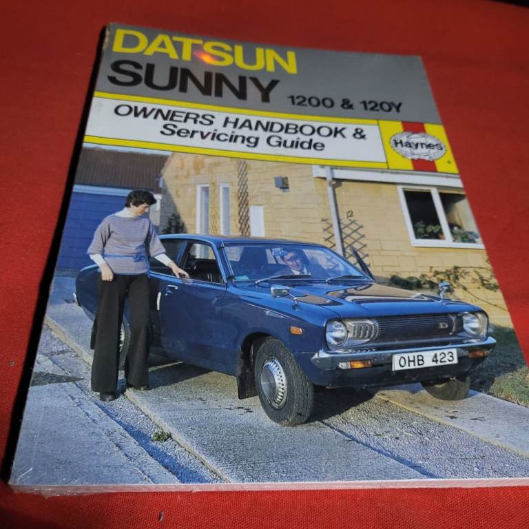 Haynes Datsun Sunny 1200 & 120Y Owners Handbook & Servicing Guide 1970-1978 New Sealed a9