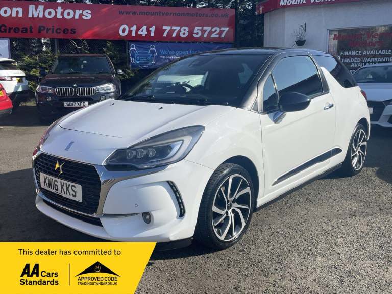 2016 DS Automobiles DS 3 1.6 BlueHDi 120 Prestige 3dr HATCHBACK DIESEL Manual