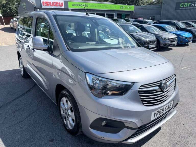 2018 Vauxhall Combo Life Grey 1.5 Turbo D Energy XL 7-seat MPV, 65,000 miles, Euro 6, 5-Speed man...
