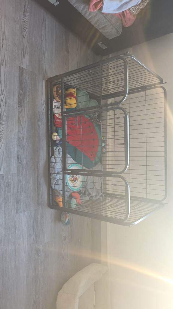 Dogs cage used 2 times