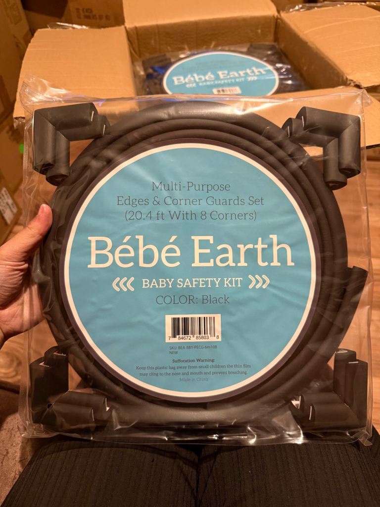 Bébé Earth Black proofing Edge and Corner Safety Kit