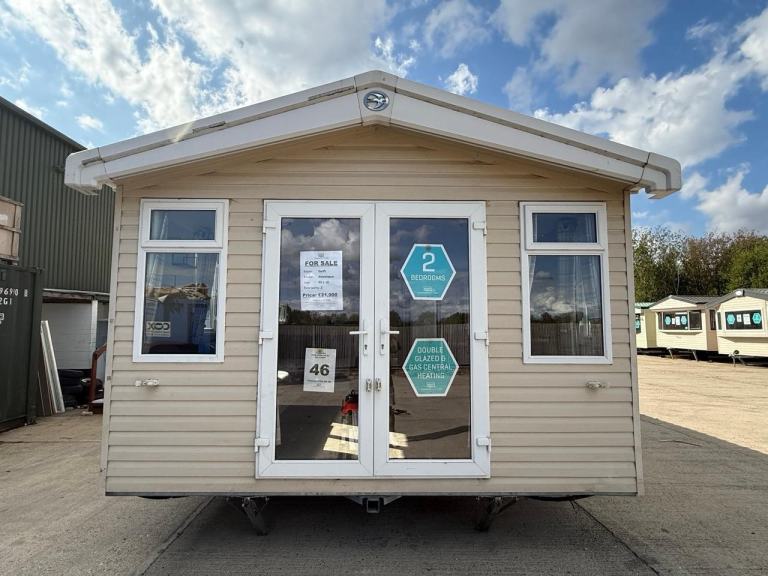 2019 2 Bed Swift Static Caravan - Offsite / Self Build - DG, CH, French Doors