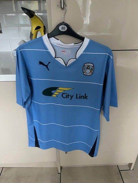 Like New Coventry City Short Sleeved Puma Football Shirt