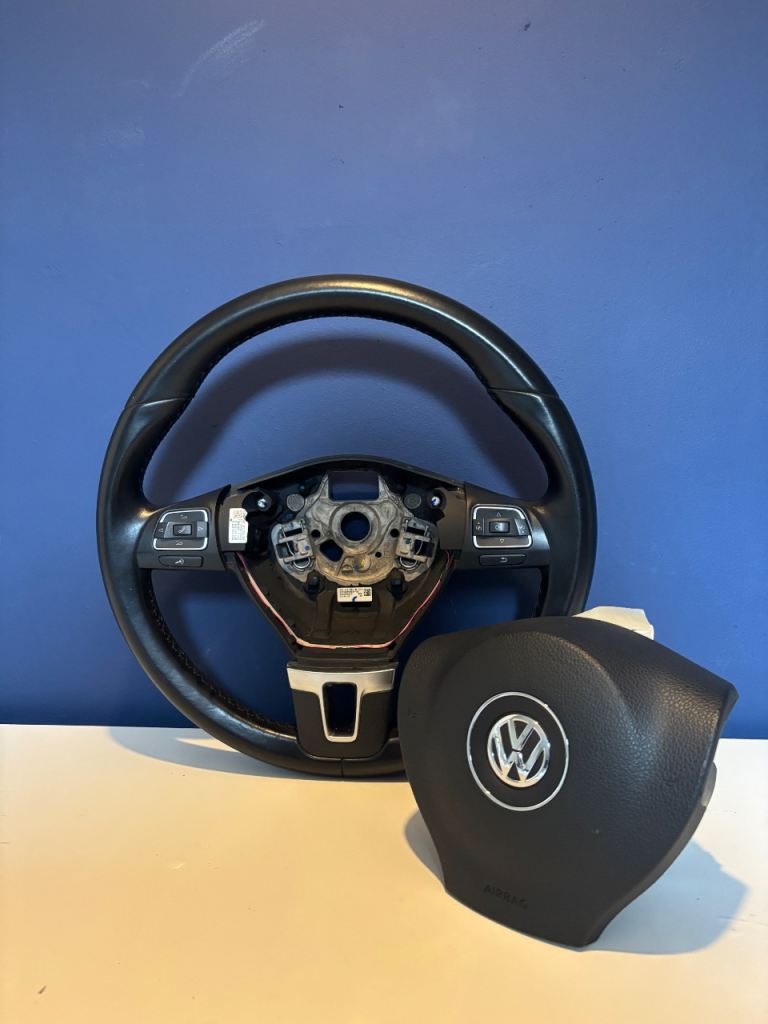 VW GOLF MK6   2008-2013 MULTIFUNCTION STEERING WHEEL 3C8419091BE 3C8880201AA