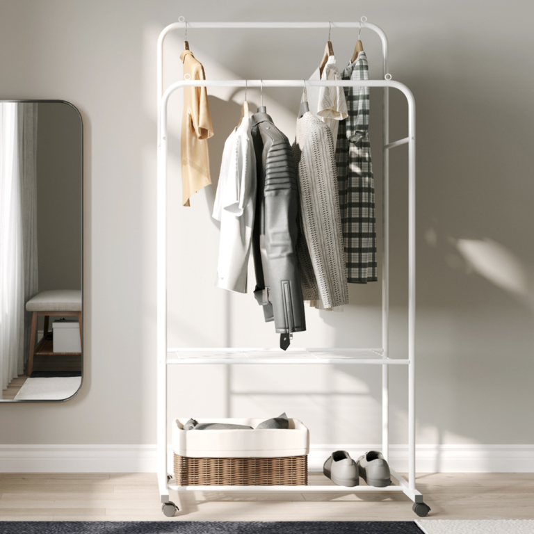 Double Garment Rail / Clothes Rack 