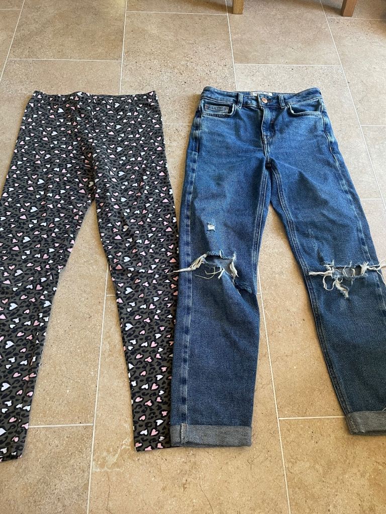 Bundle of girls trousers 