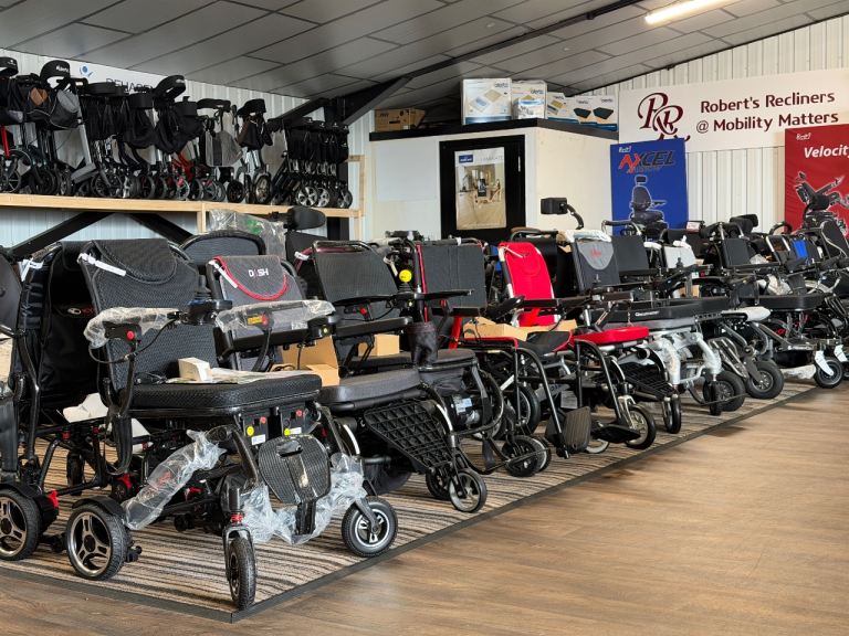 Selection of New Mobility Scooters and Wheelchairs