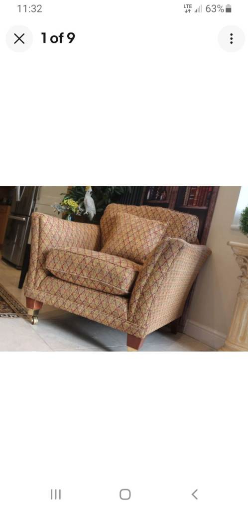 Designer Parker knoll  armchair chair 