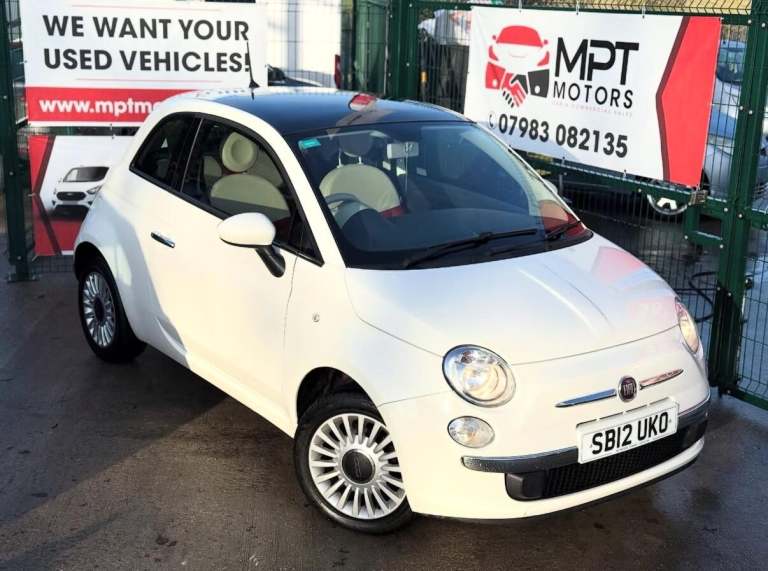 2012 Fiat 500 1.2 Lounge Euro 4 3dr HATCHBACK Petrol Manual