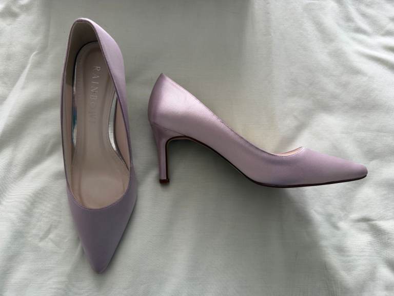 Rainbow Club Bridal Heels - New, Size 4
