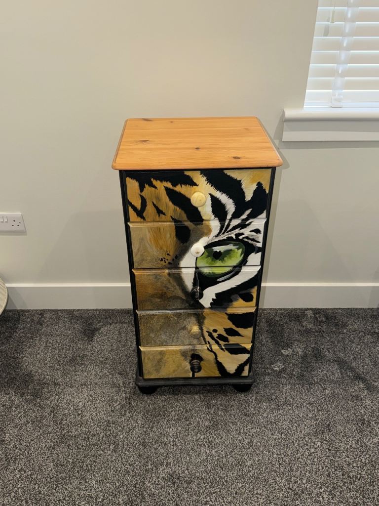 Upcycled chest of drawers 