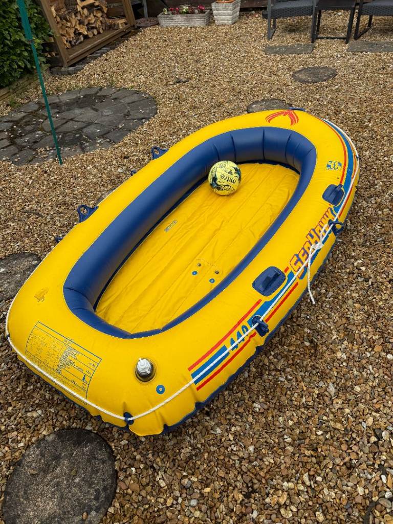 SeaHawk 440 Inflatable Dinghy - Yellow, Good Condition