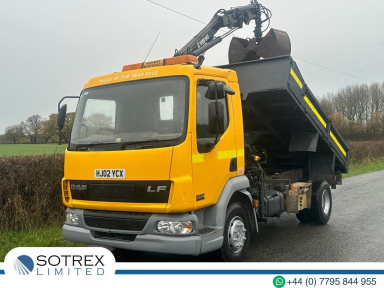 DAF TRUCKS LF45 150 4 X 2 Tipper with Grab - HJ02YCX