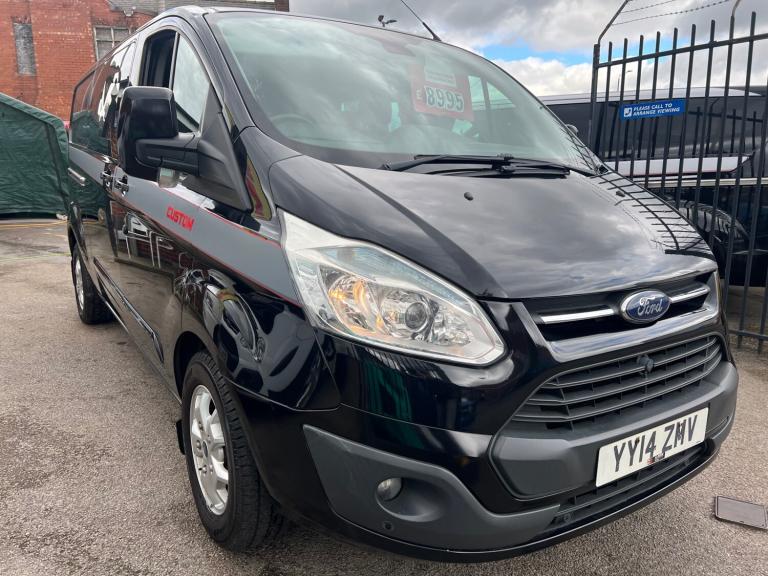 2014 Ford Transit custom ltd Crew Cab LWB 1 years mot History No Vat to pay Lwb 