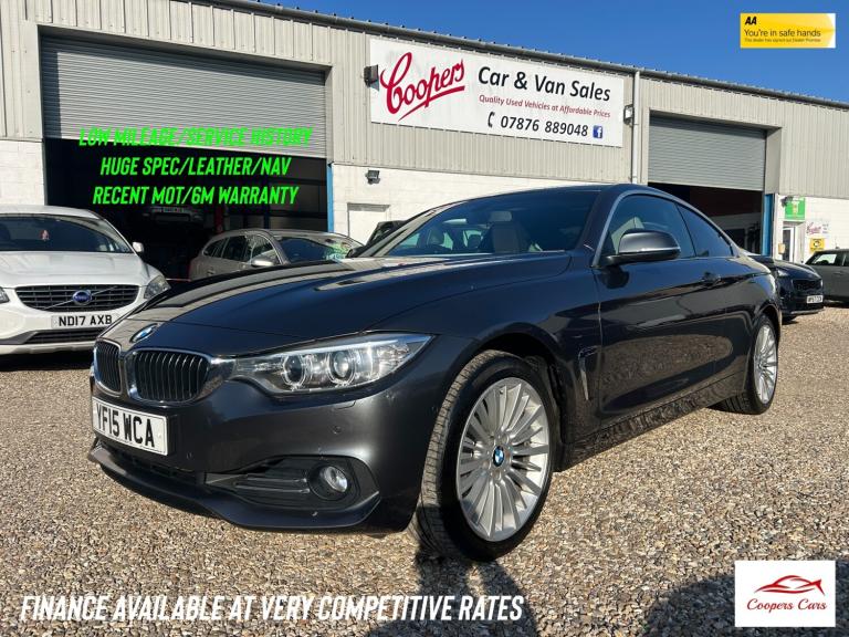 2015 BMW 4 Series 420i xDrive Luxury 2dr Auto [Professional Media] COUPE Petrol Automatic