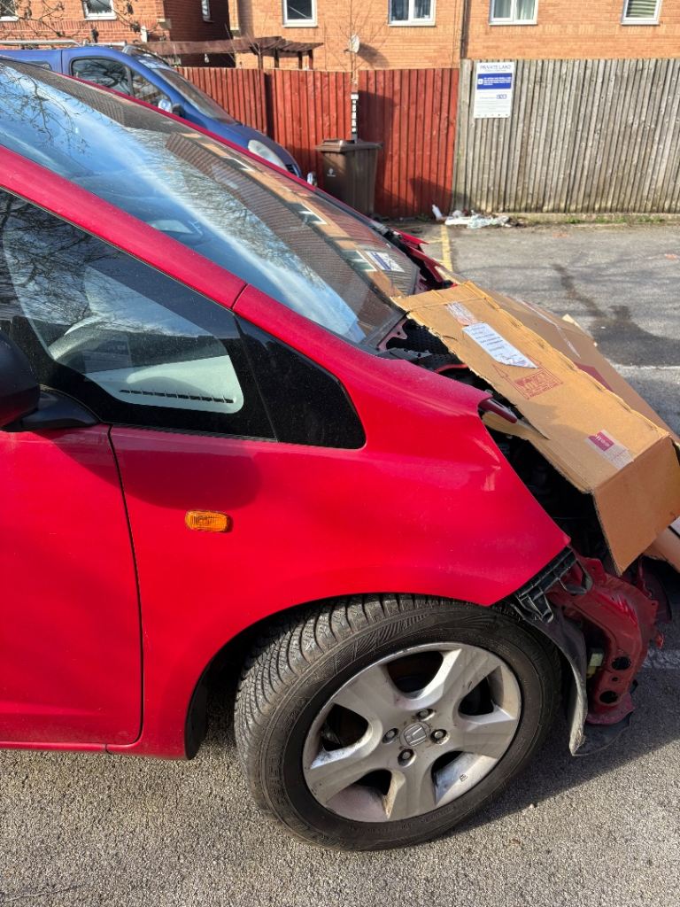 2009 Red Honda Jazz Driver’s Side Right Offside Wing