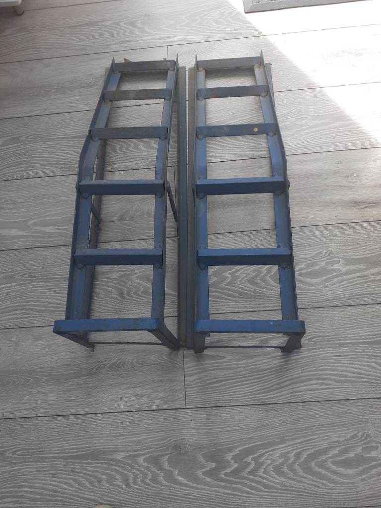 Pair of Metal Car Ramps