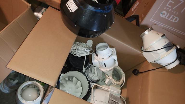 Fan Filter Motors for Hydroponics Job Lot