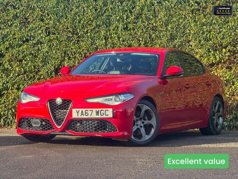 2017 Alfa Romeo Giulia 2.0T Veloce Saloon 4dr Petrol Auto Euro 6 (s/s) (280 ps) Saloon Petrol Aut...