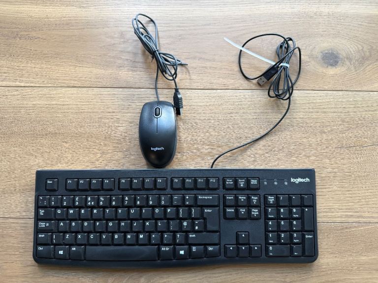 image for Logitech Keyboard and Mouse