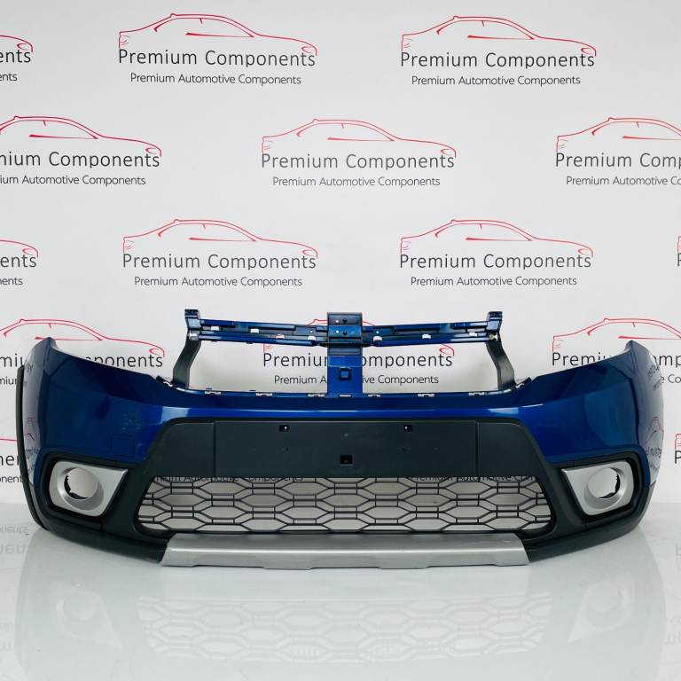 Dacia Sandero Front Bumper Genuine Blue Mk2 Stepway With Grill 2017 - 2020 [an60