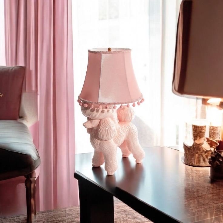 Poodle Table lamp - Pink BRAND NEW BOXED - Reduced! 