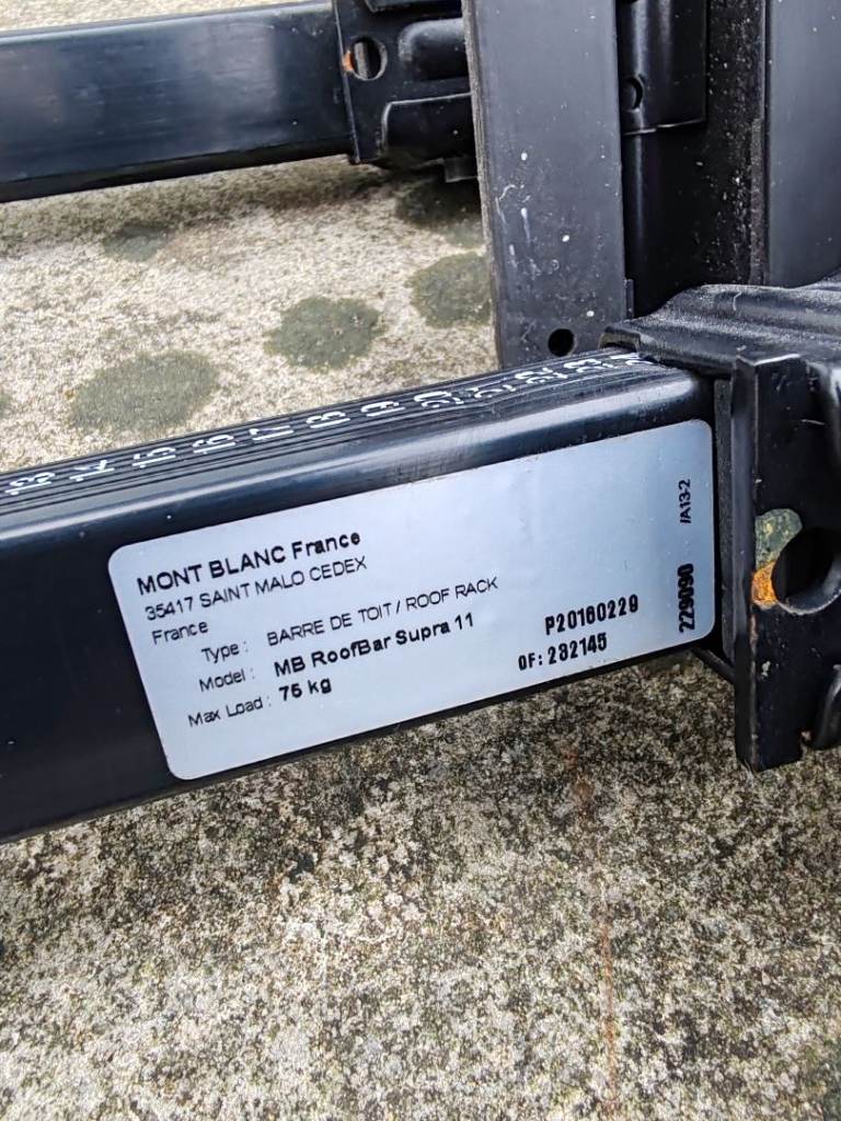 Montblanc Supra 11 Roofbars