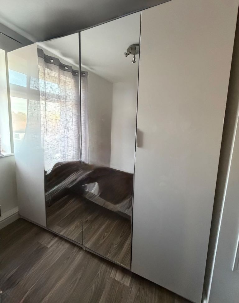 IKEA PAX two Wardrobe – White 