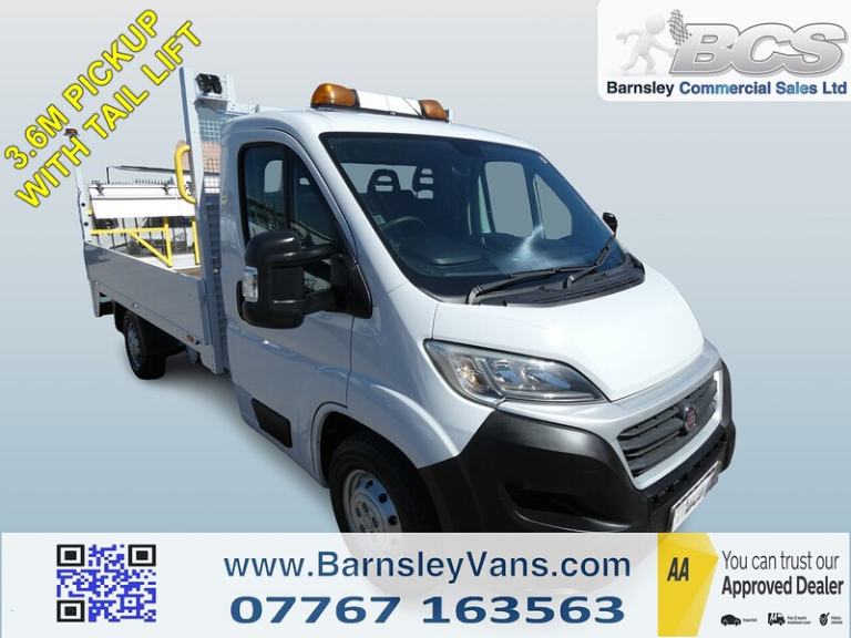2018 68 FIAT DUCATO 2.3 MULTIJET 35 LWB 3.6M DROPSIDE PICKUP WITH TAIL LIFT
