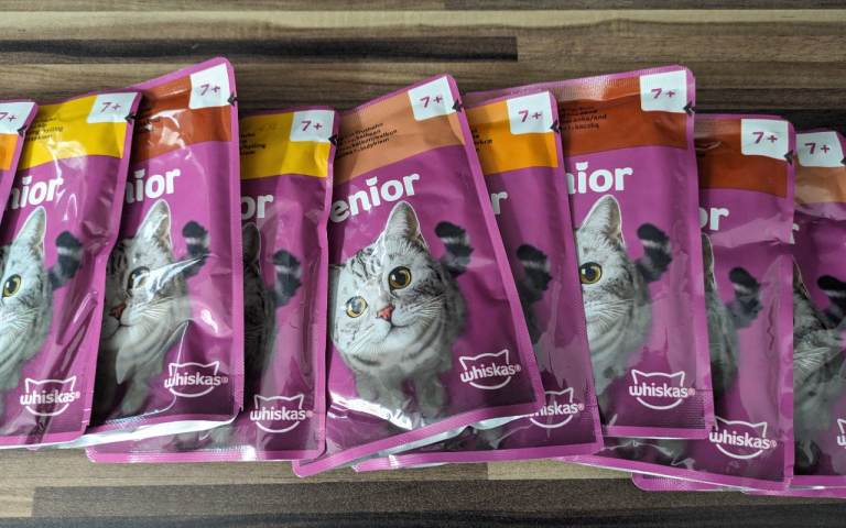 Brand New - 15 x 85g Whiskas Senior Pouches