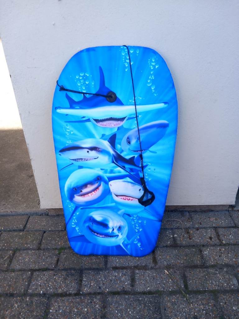 Kids Bodyboard with Shark Design – Good Condition