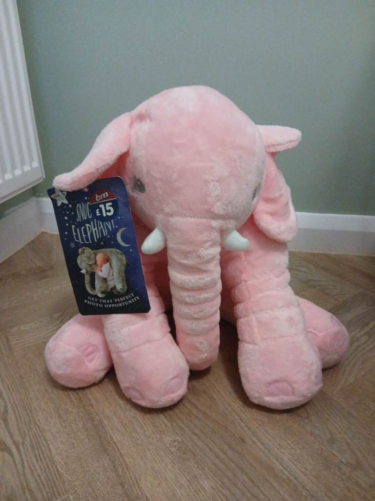 Pink Elephant Plush / Soft Toy – New With Tag
