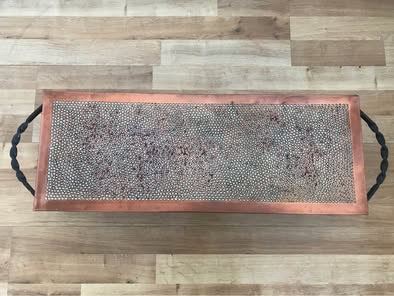 Morrocan copper metal food warmer antique