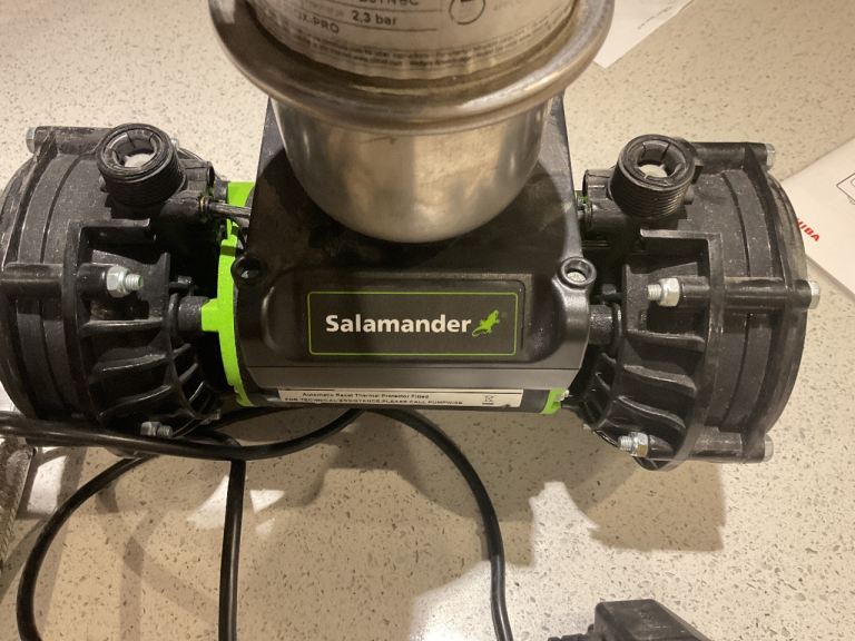 Salamander power shower pump