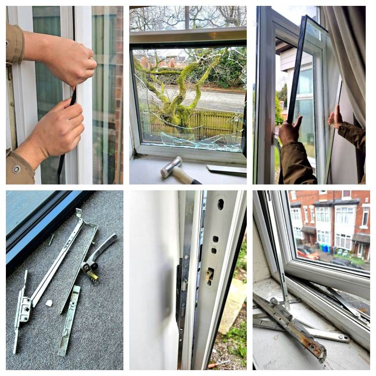 PVC Window Repair and door repair : locks, hinges, handles, glass, and more. UPVC Double Glazing