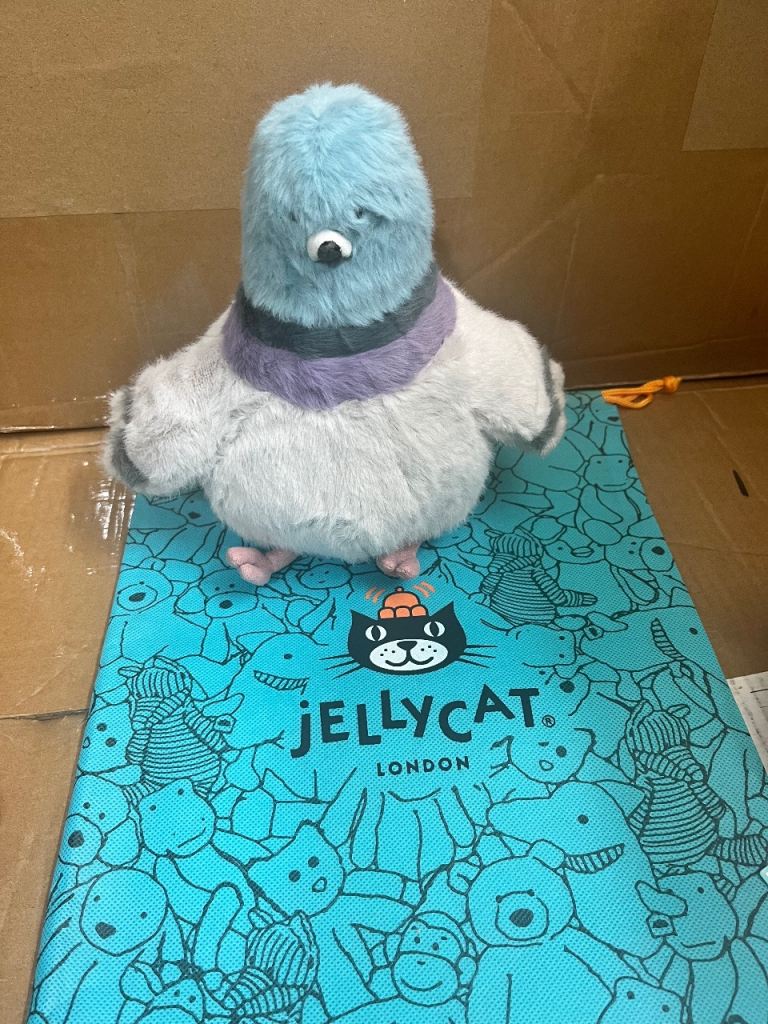 Jellycat London Pigeon Plush Toy – As New