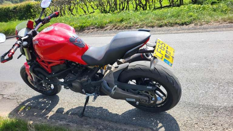 2015 65 DUCATI M821 MONSTER ABS NAKED RED M 821 HISTORY NEW MOT
