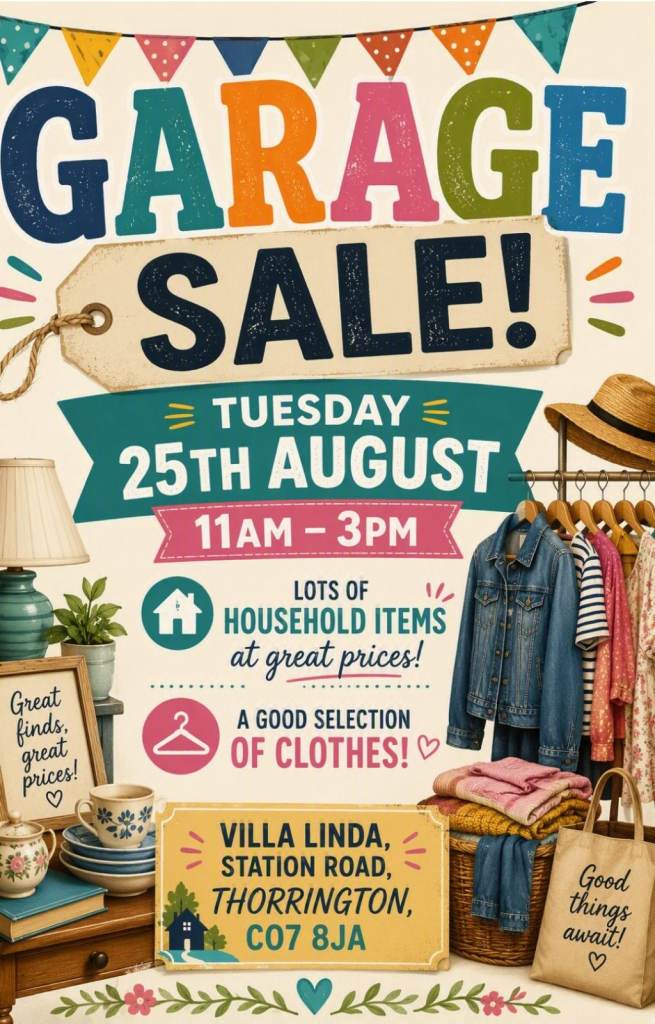 Garage Sale - Household Items & Clothes