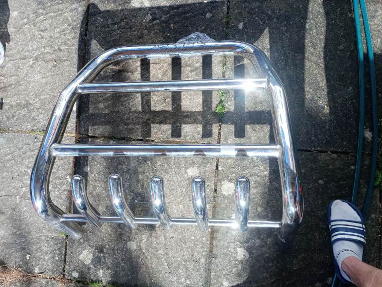 Nissan Navara/Skystar D22 Bull bar guard 2003+ polished stainless steel bullbar 