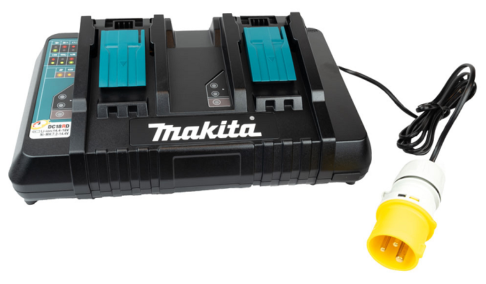 Makita DC18RD/1 14.4-18v LXT Li-Ion Dual Port Twin Rapid Optimum Charger 110v