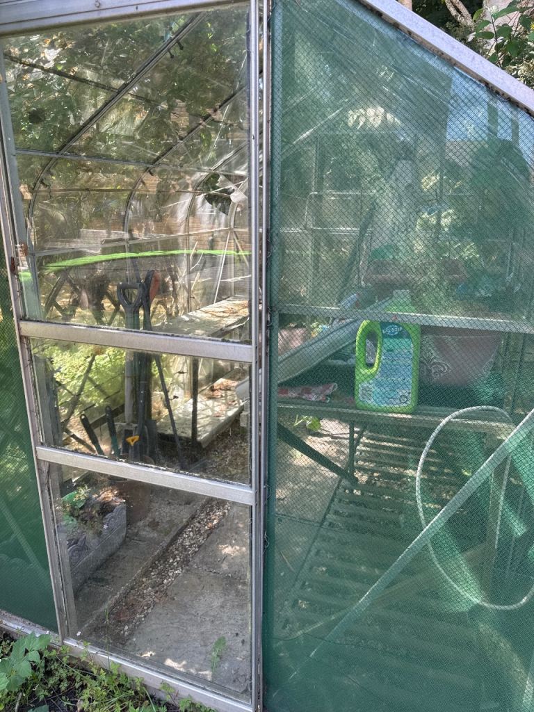 Greenhouse for free! You will need to dismantle 