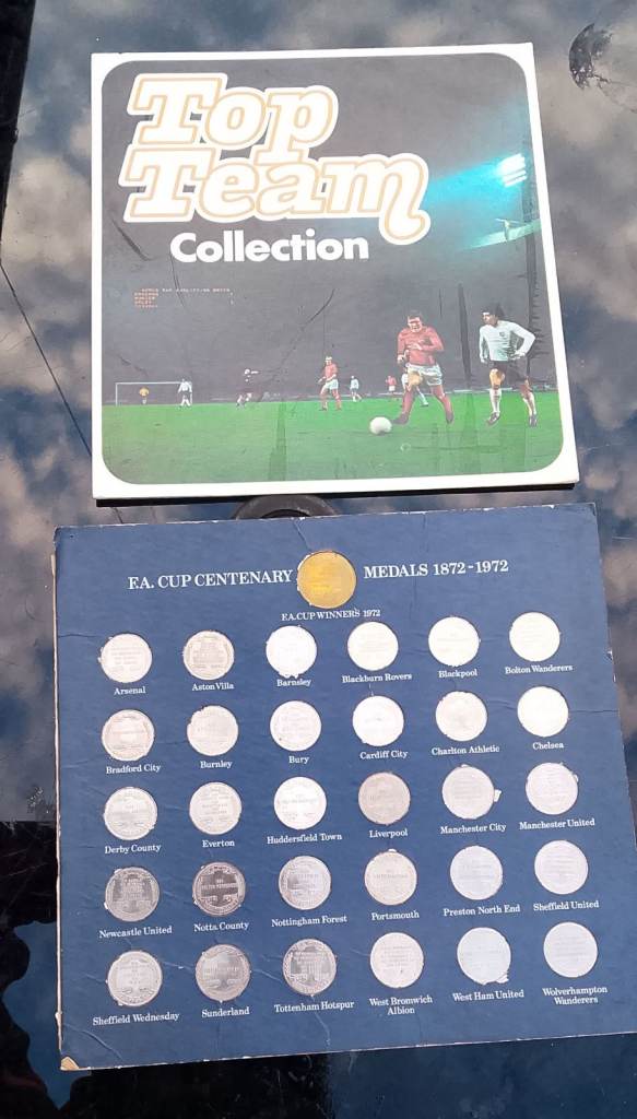 FA Cup Centenary Medals 1872-1972 Collection