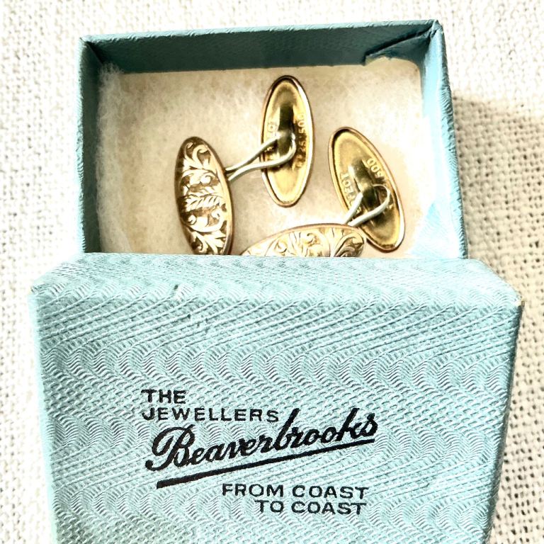 GOLD PLATED CUFFLINKS