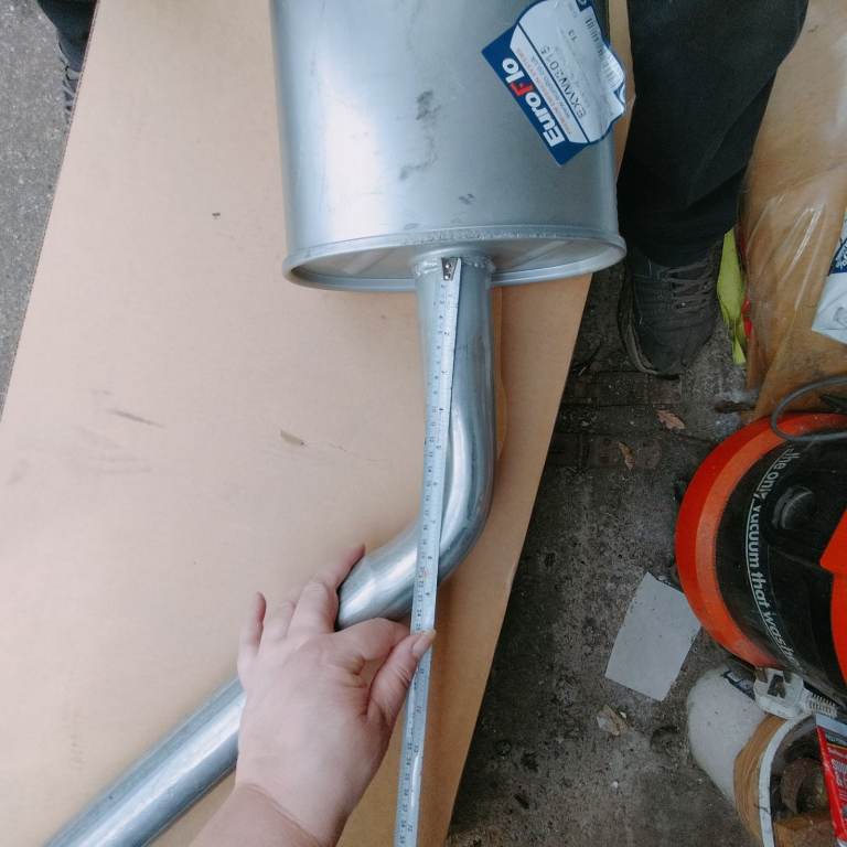 VW T4 centre silencer muffler exhaust exvw3015